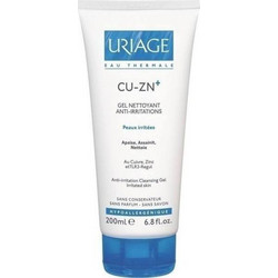 Uriage Bariederm Cica Nettoyant Cu-Zu Gel Καθαρισμού Προσώπου για Ακμή 200ml