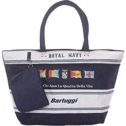 Bartuggi Υφασμάτινη Τσάντα Θαλάσσης Ώμου Navy Μπλε 132-94220