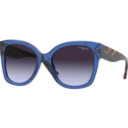 Vogue VO5338S 2830/4Q Γυναικεία Γυαλιά Ηλίου Τετράγωνα Κοκάλινα Μπλε με Μαύρο Degradee Φακό