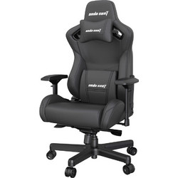 Anda Seat AD12XL KAISER-II Καρέκλα Gaming Δερματίνης με Ρυθμιζόμενα Μπράτσα Μαύρη