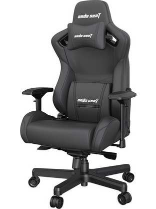 Anda Seat AD12XL KAISER-II Καρέκλα Gaming Δερματίνης με Ρυθμιζόμενα Μπράτσα Μαύρη