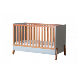 Santa Bebe Flora Πολυμορφική Κούνια για Στρώμα 70x140cm Γκρι