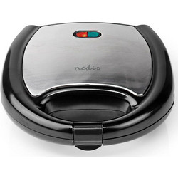Nedis KAWP200BK Βαφλιέρα Στρογγυλή 2 Θέσεων 750W