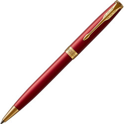 Parker Sonnet Red Στυλό Διαρκείας 1mm Μαύρο