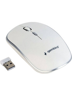 Gembird MUSW-4B-01 Ασύρματο Ποντίκι White