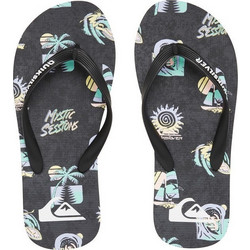 Quiksilver Molokai Art Παιδικές Σαγιονάρες για Αγόρι Ανθρακί AQBL100491-XKSS