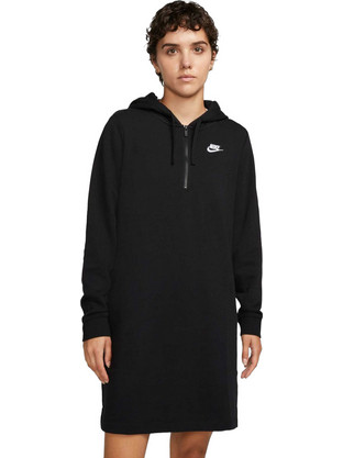 Nike Sportswear Club Fleece Mini Αθλητικό Φόρεμα Μαύρο DQ6765-010