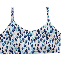 Rock Club Bikini Top Μπουστάκι Μπλε Λευκό BP-1627