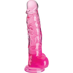 Pipedream King Cock Ρεαλιστικό Dildo με Βεντούζα & Όρχεις 16.5cm Ροζ