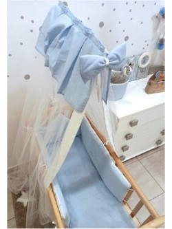 Baby Star Prince Σετ Λίκνου Blue 3τμχ