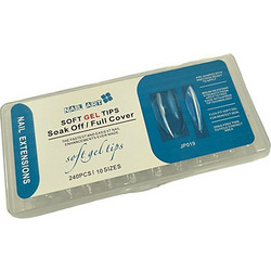 Soft Gel Medium Oval Tips Νυχιών 240τμχ JP019
