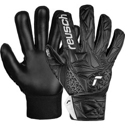 Reusch Attrakt Starter Solid Finger Support JR Παιδικά Γάντια Τερματοφύλακα με Προστατευτικά Μαύρα