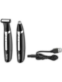 Ηoomei Trimmer ΗΜ-7966 Μηχανή Ανδρική Επαναφορτιζόμενη Προσώπου Μύτης & Αυτιών
