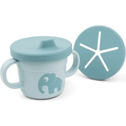 Done by Deer Elphee Εκπαιδευτικό Ποτηράκι & Ποτηράκι Snack Blue 215ml
