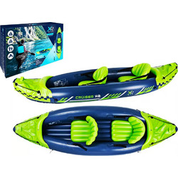 XQ MAX Cruiser X2 Φουσκωτό Kayak 2 Ατόμων Μπλε Lime