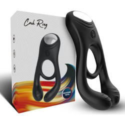 Armony Veyron Double Vibrator Ring Black D-238030