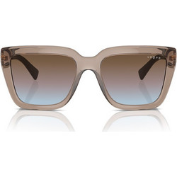 Vogue VO5575SB 294048 Γυναικεία Γυαλιά Ηλίου Πεταλούδα Κοκάλινα Καφέ με Καφέ Degradee Φακό