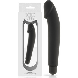 Dolce Vita Realistic Silicone Δονητής 15.8cm Μαύρος