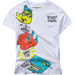 Losan Παιδικό T-Shirt Κοντομάνικο Λευκό LKBAP30324008