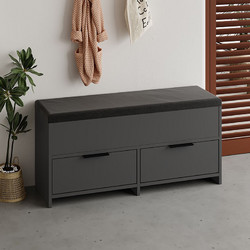 Megapap Cove Παπουτσοθήκη Σκαμπό Ξύλινη M106xΠ34xY51.5cm GP037-0204,2