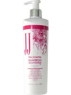 JJ's Macadamia Σαμπουάν για Επανόρθωση για Ταλαιπωρημένα Μαλλιά 350ml
