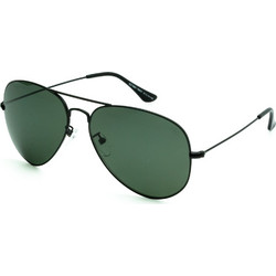 Moritz MO16861P RM07 Ανδρικά Γυαλιά Ηλίου Aviator Μεταλλικά Μαύρα με Πράσινο Polarized Φακό