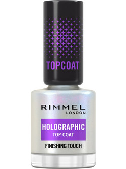 Rimmel Holographic Top Coat Gloss Βερνίκι Νυχιών 12ml