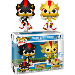 Funko Pop! Games Shadow & Super Shadow 2-Pack Sonic The Hedgehog Exclusive