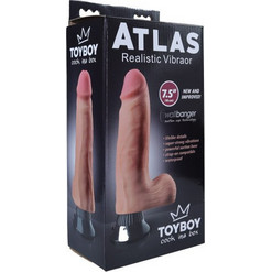 Toyboy Atlas Ρεαλιστικός Δονητής 19cm Flesh