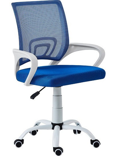 Zita Plus A1850 SW Καρέκλα Γραφείου με Στήριξη Μέσης Μπλε 01.0753