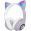 ST-23M Ασύρματα Bluetooth Παιδικά Ακουστικά On Ear Λιλά