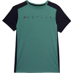 4F Παιδικό T-Shirt Κοντομάνικο Πράσινο JWSS24-TFTSM693-41S