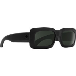 SPY Ninety Γυναικεία Γυαλιά Ηλίου Τετράγωνα Κοκάλινα Μαύρα με Μαύρο Polarized Φακό