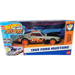 Mattel Hot Wheels Pull-Back Speeders 1969 Ford Mustang HWH33