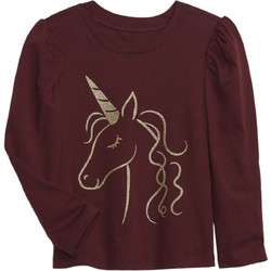 Gap Παιδικό T-Shirt Μακρυμάνικο Καφέ 785687005