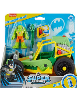 Fisher-Price Imaginext DC Super Friends Batman Killer Croc Buggy Φιγούρα Δράσης για 3+ Ετών