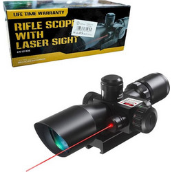 Rifle Scope with Laser SIght 2.5-10x40E 192004