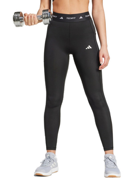 Adidas Techfit Stash Pocket Γυναικείο Κολάν Μακρύ Ψηλόμεσο Μαύρο IT2282