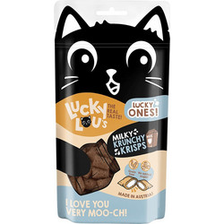 Lucky Lou Ones Krunchy Krisps Milky 60gr