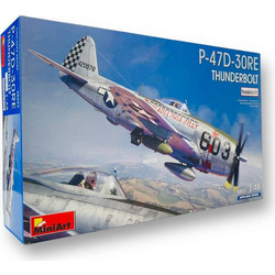 MiniArt P-47D-30RE Thunderbolt Συναρμολογούμενο Πλαστικό Μοντέλο Αεροπλάνου 1:48