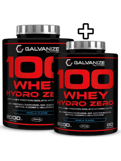 Galvanize Nutrition 100 Whey Hydro Zero Vanilla Πρωτεΐνη Ορού Γάλακτος Γράμμωσης 2x2kg