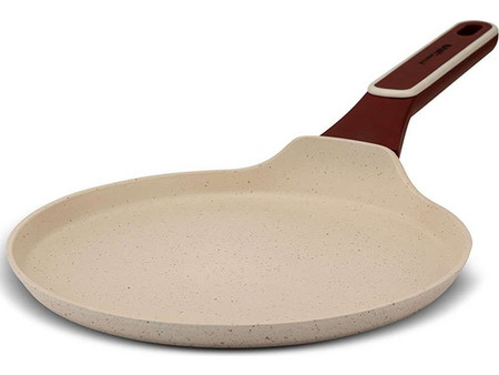 Nava Terrestrial Κρεπιέρα Αλουμινίου Αντικολλητική 24cm BROWN-BEIGE