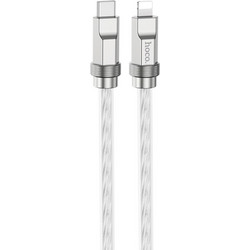 Hoco U113 Stainless USB-C to Lightning Cable 20W 1m Silver U113