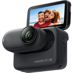 Insta360 GO 3S Standard Edition 128GB Action Camera 4K Ultra HD 360° Υποβρύχια με WiFi και Οθόνη 2.2" Μαύρη