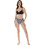 Gsecret Bikini Set Ψηλόμεσο Animal Print Μαύρο C9415-27118