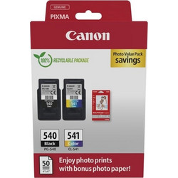 Canon PG-540 & CL-541 B/C/M/Y Photo Value Pack 2 Μελανιών Εκτυπωτή Inkjet 5225B013