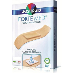 Master Aid Forte Med Αυτοκόλλητα Επιθέματα 7.8x2.6cm 10τμχ