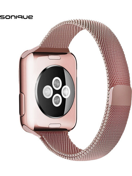 Sonique Milanese Slim Λουράκι Μεταλλικό Rose / Gold (Apple Watch 38 / 40 / 41mm)