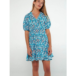 Vamp Mini Καλοκαιρινό Καθημερινό Φόρεμα Floral Γαλάζιο 17230 Vamp Mini Καλοκαιρινό Καθημερινό Φόρεμα Floral Γαλάζιο 17230