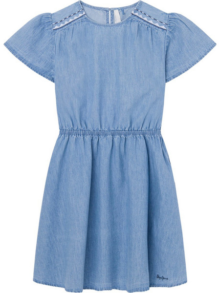 Pepe Jeans Παιδικό Φόρεμα Τζιν Μπλε PG951657-564